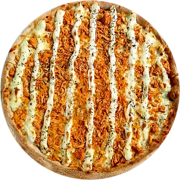 Pizza de frango com catupiry